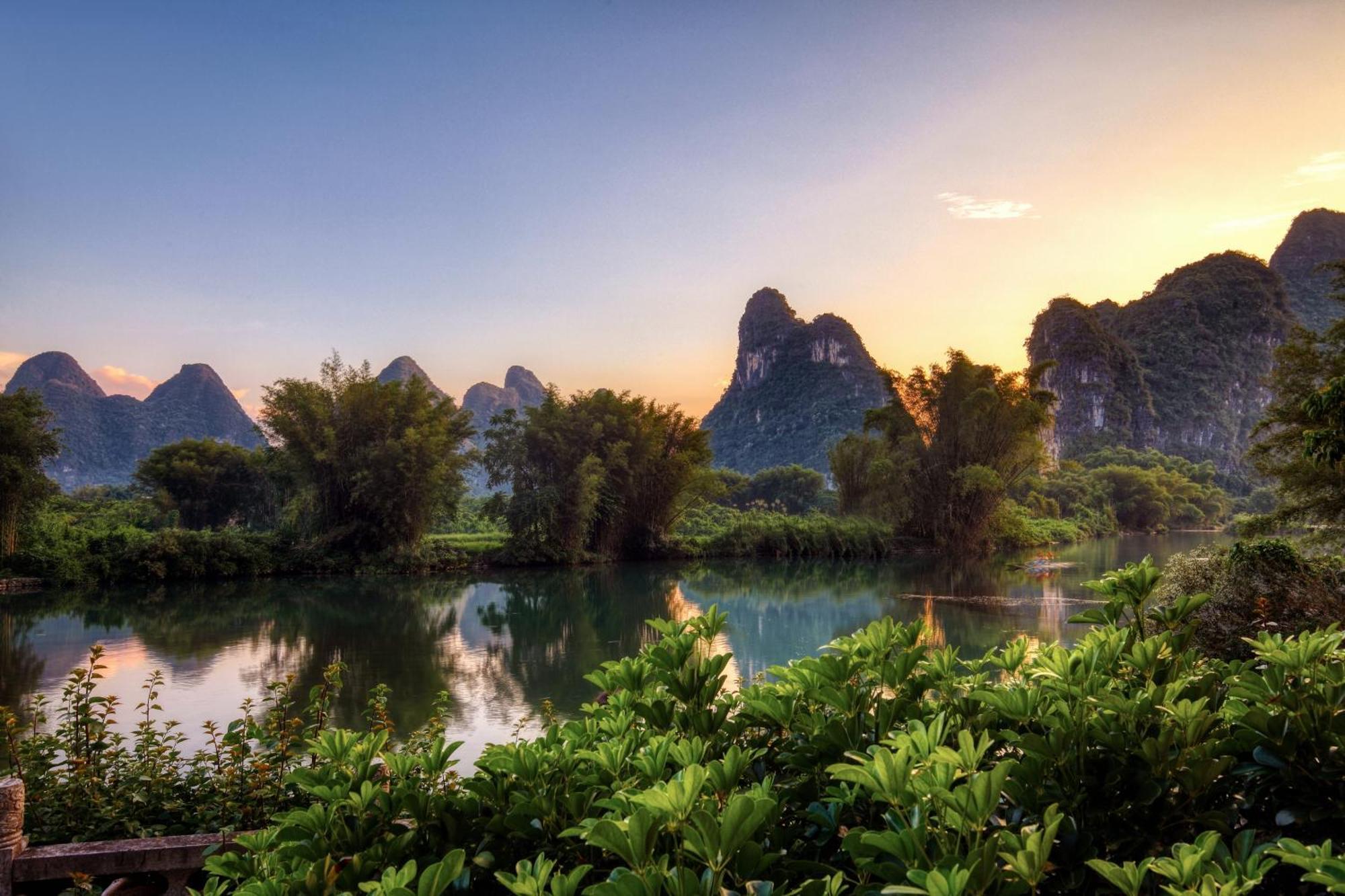 Отель Yangshuo Mountain Retreat Номер фото